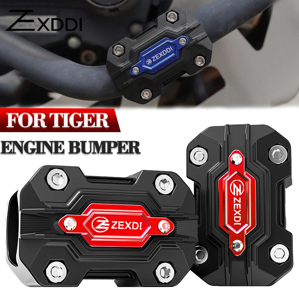 ZEXDDI Engine Protection Bumper Crash Bar Fit For Triumph Tiger 800 900 850 GT Rally Explorer Tiger 1200 XCA 1050i Street Triple