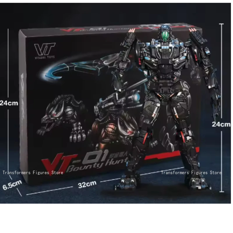 التحول تحفة VT01 VT-01 قفل بيرو قتل الفيلم KO VS UT R01 سبيكة مع اثنين من الكلاب أنيمي عمل الشكل ألعاب روبوتية