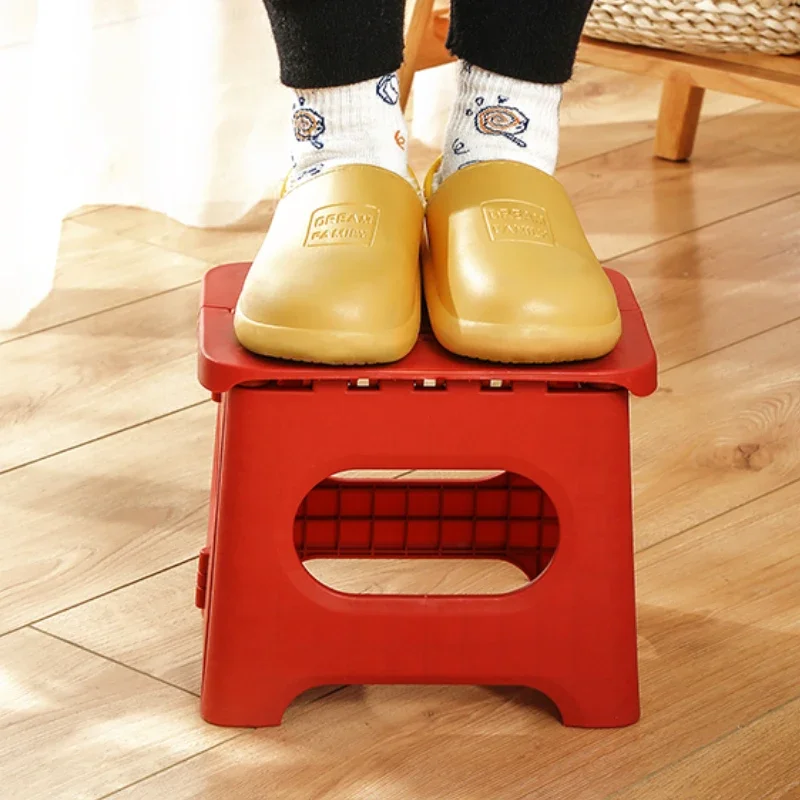 Portable Folding Stool for Children and Adults, Non-Slip, Safe Chair, Outdoor, Adult Home, Plastic, Train, Mazar, New