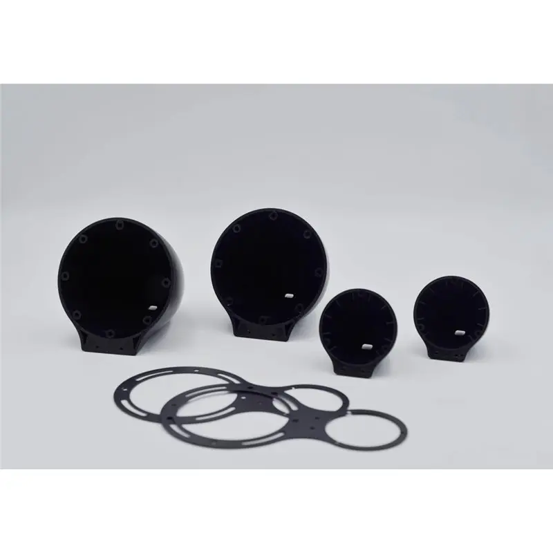 A85E-Modified Two-Way Bracket 3.5 Inch Mid-Range Speaker Base Car Horn Auto Tweeter Box Bracket Shell Gasket