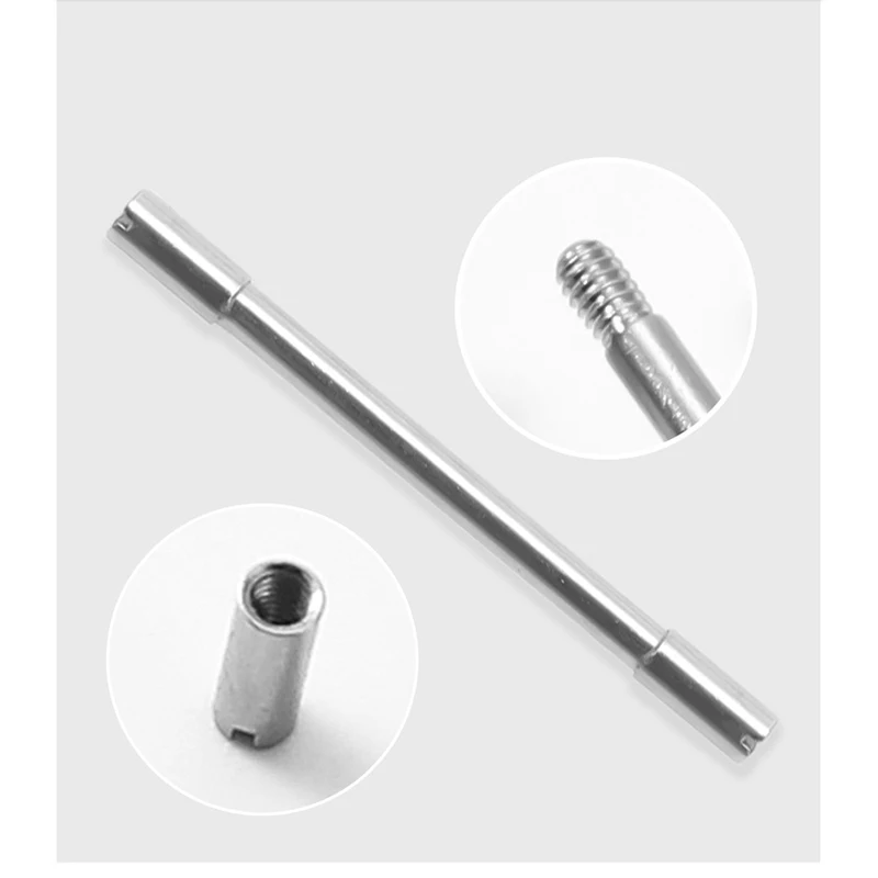 26.5mm 28mm Solid Stainless Steel Connection Repair Install Glossy Screw Rod for AP Royal Oak Offshore Watch Strap 15400 15703