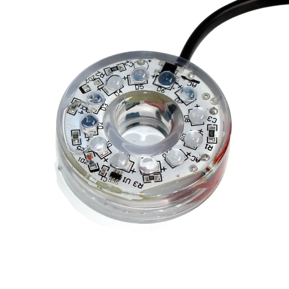 الضوء المحيط ضوء خزان الأسماك الملونة مقاوم للماء مع مصاصة حوض السمك ضوء LED مصابيح ديكور حوض السمك الجنينة