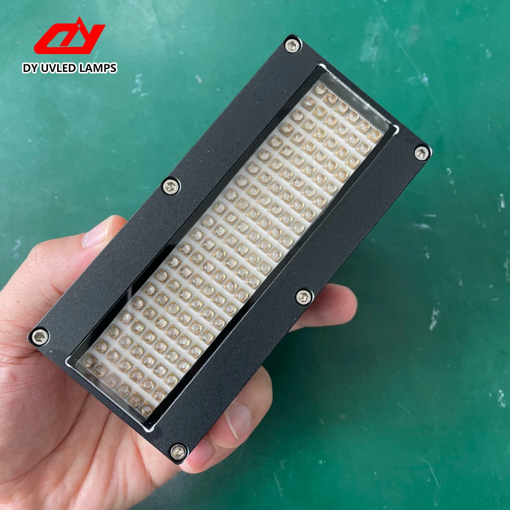 Lampa utwardzająca UVLED do drukarki płaskiej Lampa UV do drukarki internetowej Napięcie 24 V, 48 V, 72 V Uniwersalna lampa utwardzająca 1204040