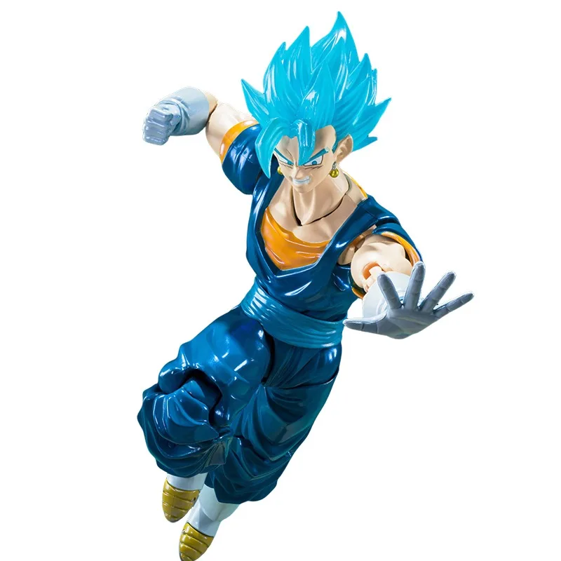 Bandai genuino SHF Dragon Ball SUPER SAIYAN GOD SUPER SAIYAN VEGITO-edición exclusiva-modelo de figura de acción de Anime juguetes regalo niños