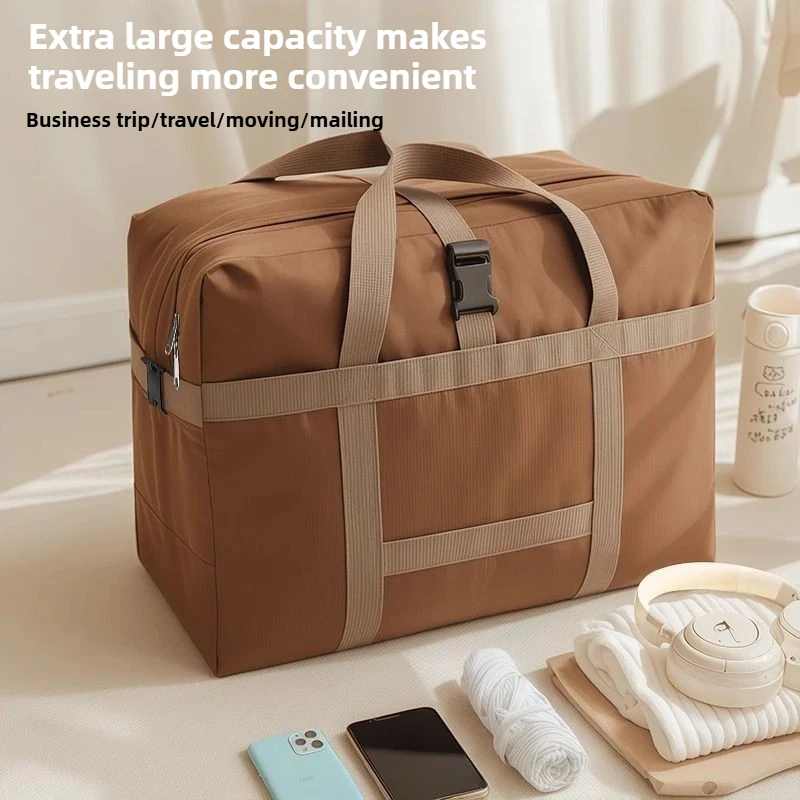 Extra Large Travel Duffle Bags Foldable Oxford Moving Tote Airline Checked Luggage Waterproof Storage Water Resistant Heavy Duty
