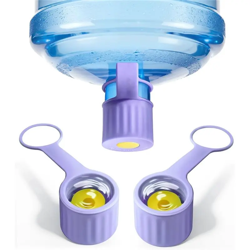 Hot Selling-Reusable Bottle Lids 3-Pack 5-Gallon Water Jug Cap, Leak-Proof Replacement Caps For 55Mm& 60Mm 2/3/4/5Gal Silicone,R