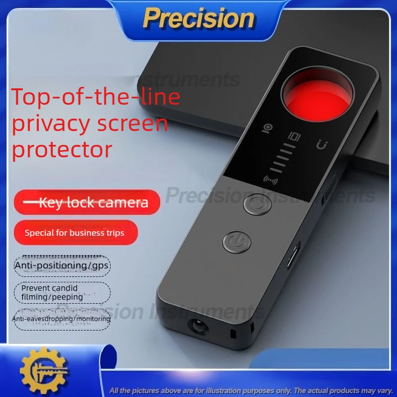 

Мини-детектор камеры 2026 для безопасности путешествий в отеле, антишпионское устройство обнаружения скрытых линз с локатором аудиосигнала