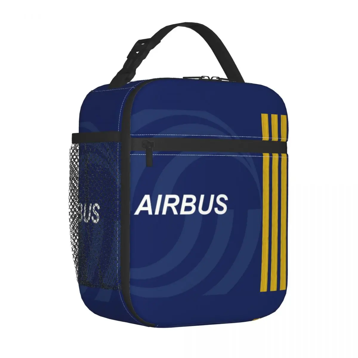 Airbus Fighter Pilot Resuable Lunch Box for Women Leakproof Aviation Airplane Thermal Cooler Food Insulated Lunch Bag Student