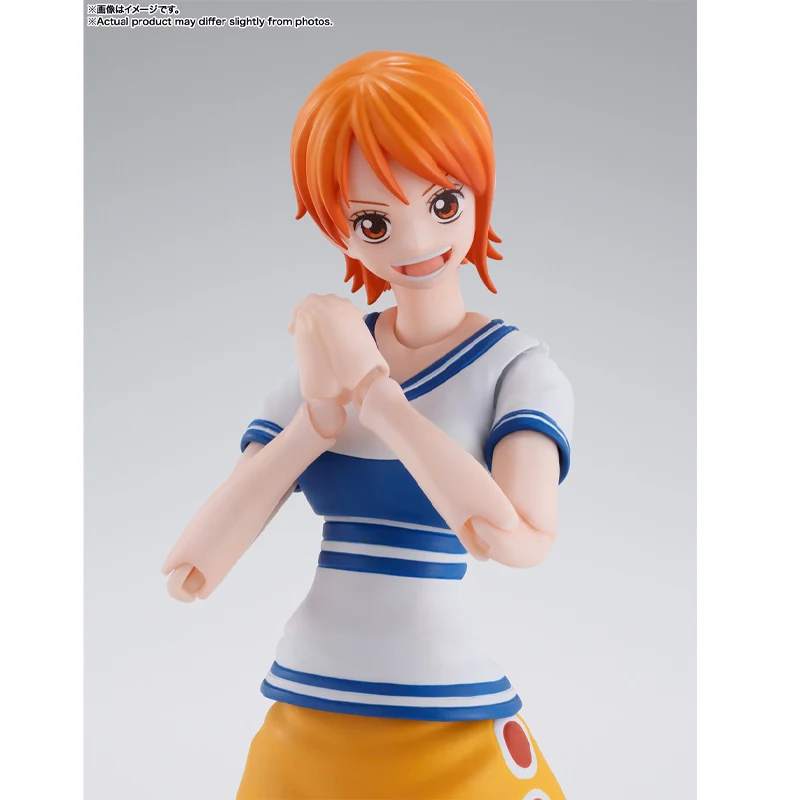 Original Bandai S.H.Figuarts One Piece Nami Romance Dawn Action Figure 14cm Collectible Model Toy Gift In Stock TAMASHII NATIONS