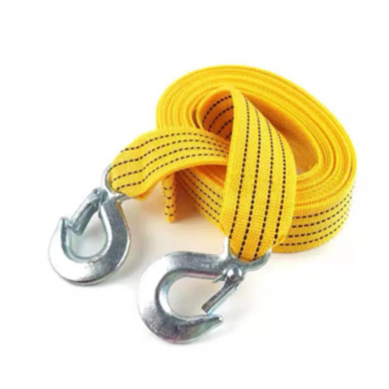 Nylon Tow Rope Strap, Traction Belt, Emergency Rescue Tool, 3M and 3-Ton Capacity