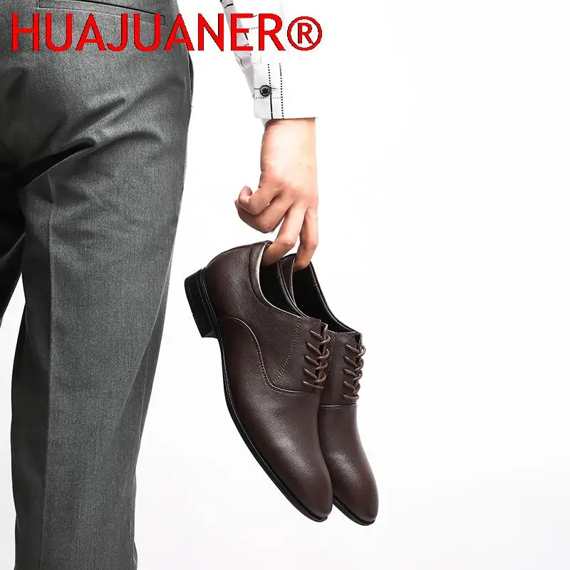 Luxury Oxford Genuine Leather Mens Shoes Brand Formal Shoes Top Quality Business Wedding Dress Italian Footwear Plus Size 49 50