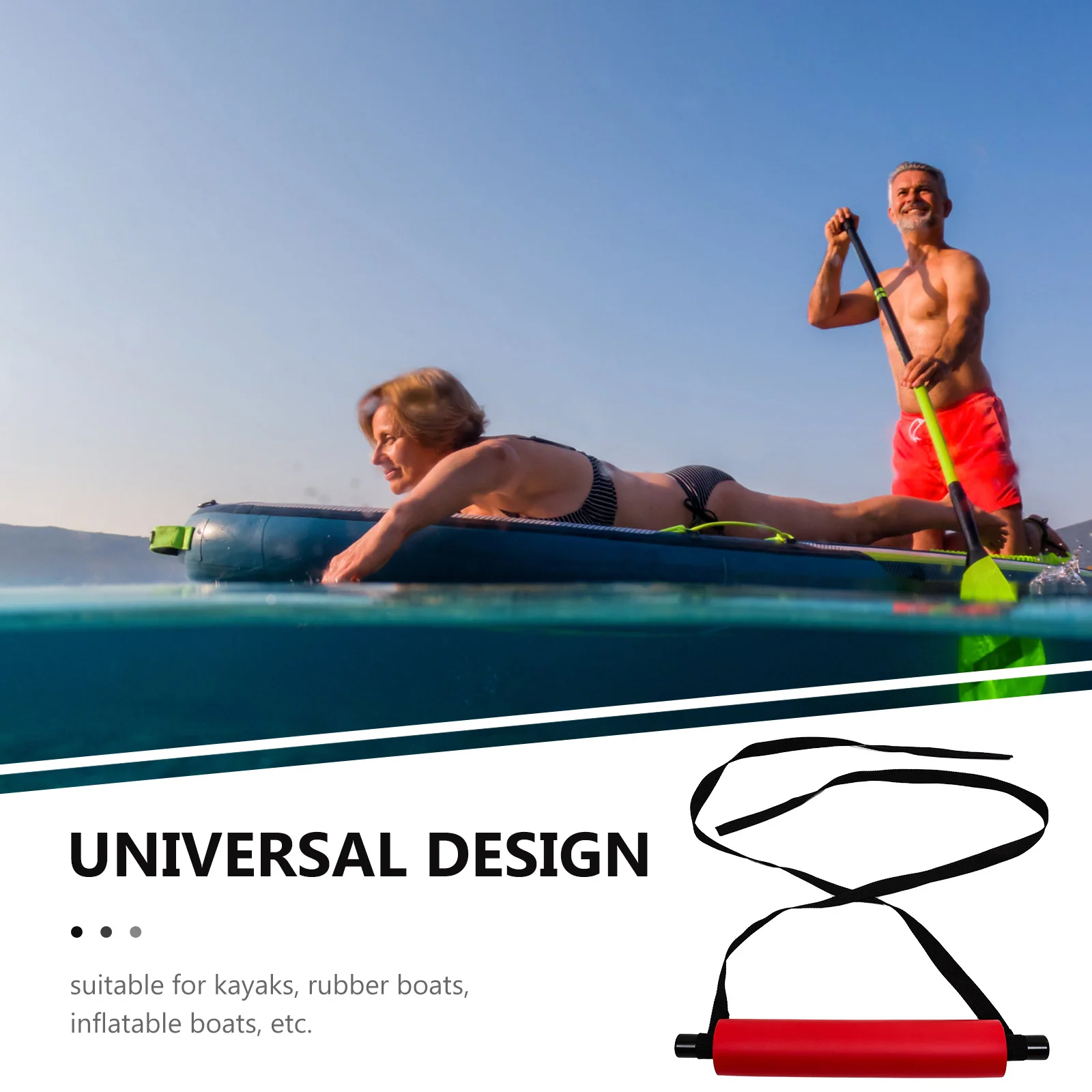 ที่พักเท้าเรือคายัคอเนกประสงค์ วัสดุแข็งแรง ใช้งานได้ยาวนาน พกพาสะดวก สำหรับเรือแคนู ตกปลา กระดานโต้คลื่น กิจกรรมกลางแจ้งทางน้ำ