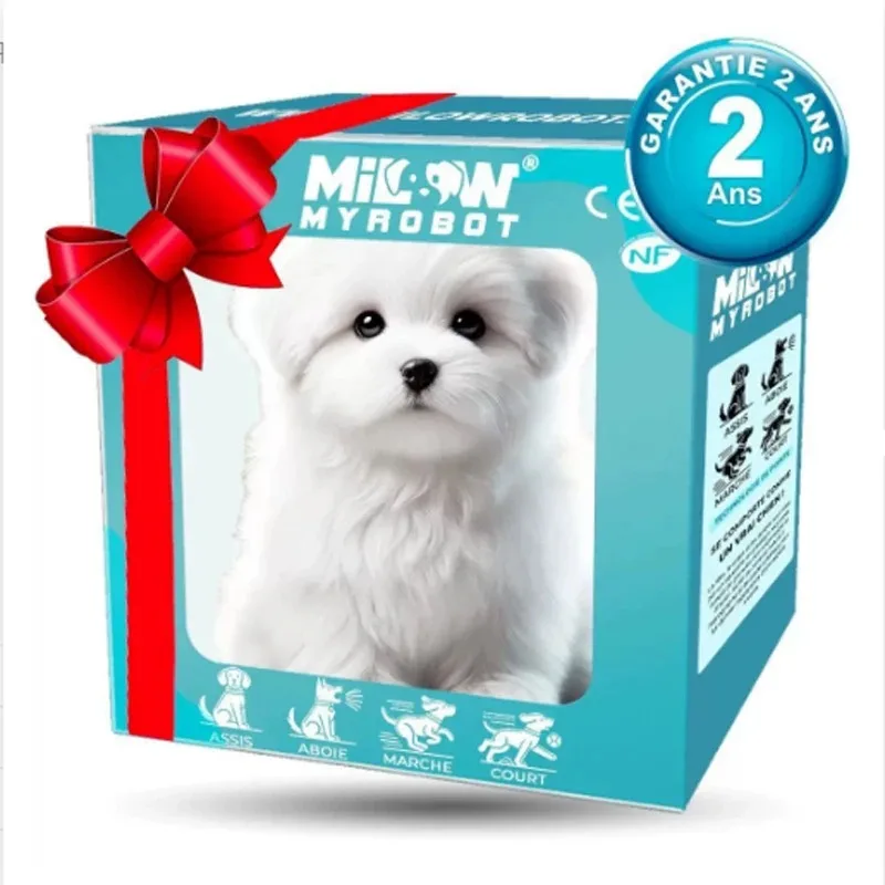 Explosions cute plush toy robot interactive puppy walking simulation puppy tail plush toy cabin children (no battery)