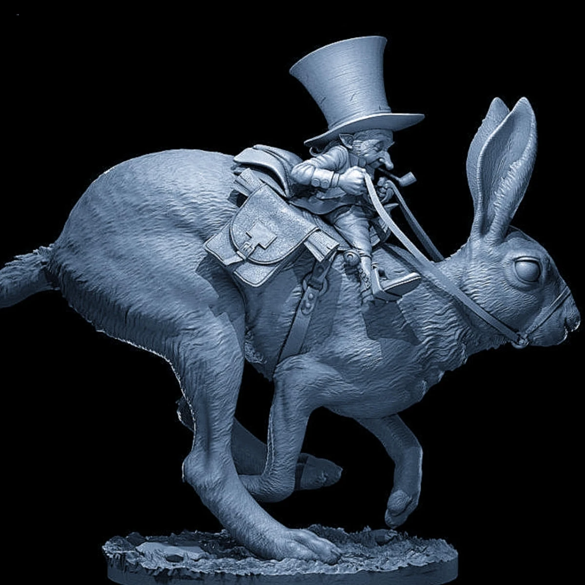 

Комплект неокрашенной модели из смолы 54 мм, гном-листономор с зацом в разобранном и неокрашенном виде GK, 991 Вт