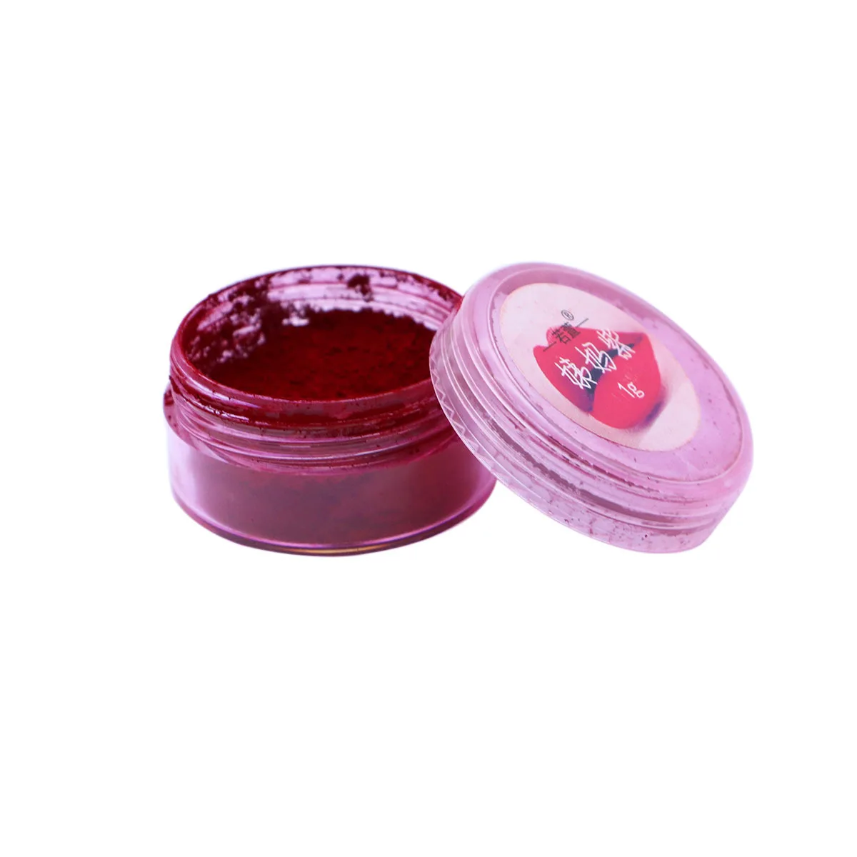 

Dark Red DIY Lipstick Powder Shimmer Shading Palette Makeup Highlight Waterproof Oil Control Safe Ingredients for Lips and Eyes