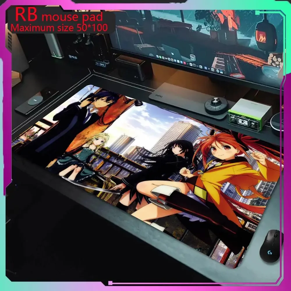 

anime MousePad Black-Bullet Mouse Pad high-definition printing anime large game mouse pad Game console company keyboard mouse pa