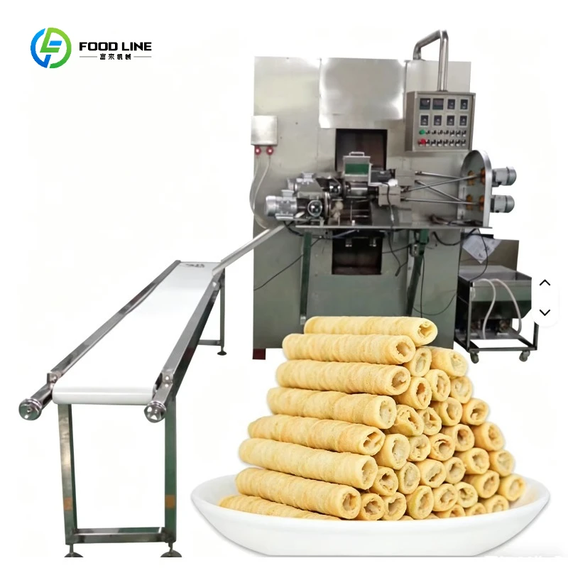 2026 New Small Sandwich Wafer Stick Forming Machine Double Color Wafer Making Machine Stick Forming  Production Line Customized