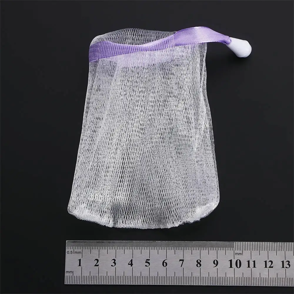 Подвесной мешок на шнурке, 10 шт./компл., пузырьковая отшелушивающая сетка для ванны, сумка для мыла, сумка для экономии мыла, пенящаяся сетчатая сумка, инструмент для очищения лица