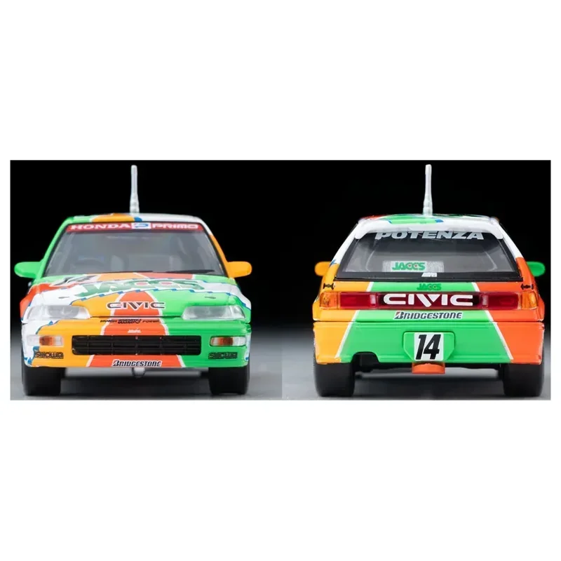 TAKARA TOMY TOMYTEC Tomica 1/64 TLV-N229b Honda JACCST CIVIC Limited Edition Legering Speelgoed Motor Diecast Metaal Model Gift