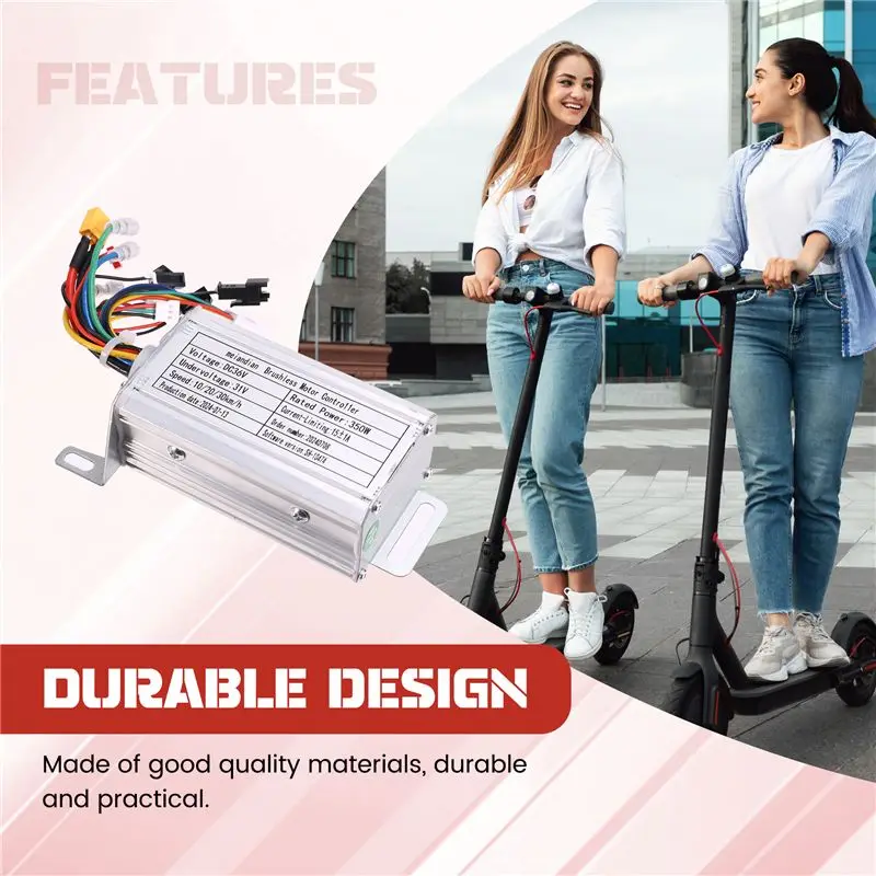 NEW HOT In Stock-36V 350W Brushless Controller +Bluetooth Meter+Light+Accelerator Kit For M365/M365 Pro Electric Scooter