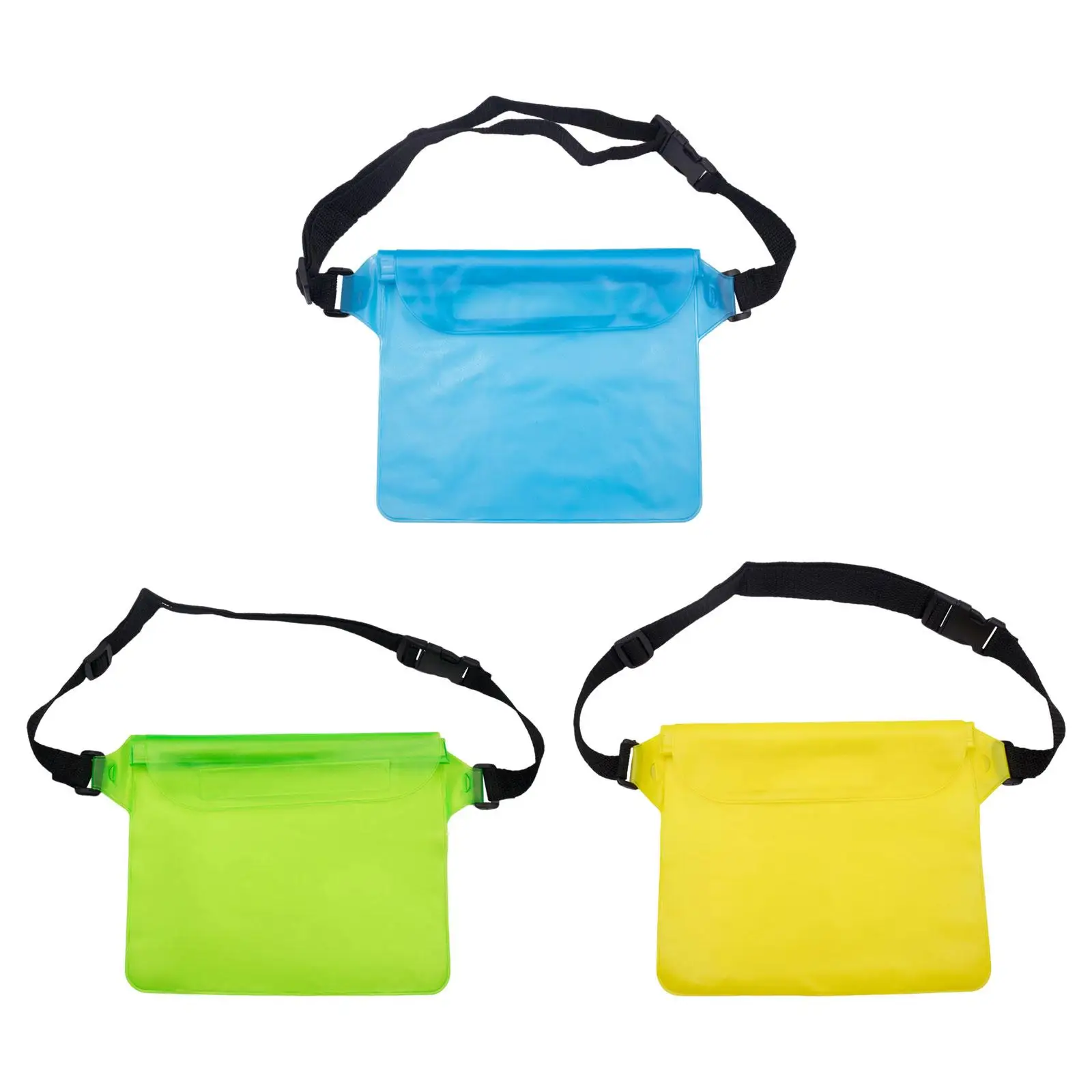 Waterproof Fanny Pack PVC Portable Touch Sensitive Waterproof Phone Bag Pouch for Travel Boating Beach Water Park Swimming Pool