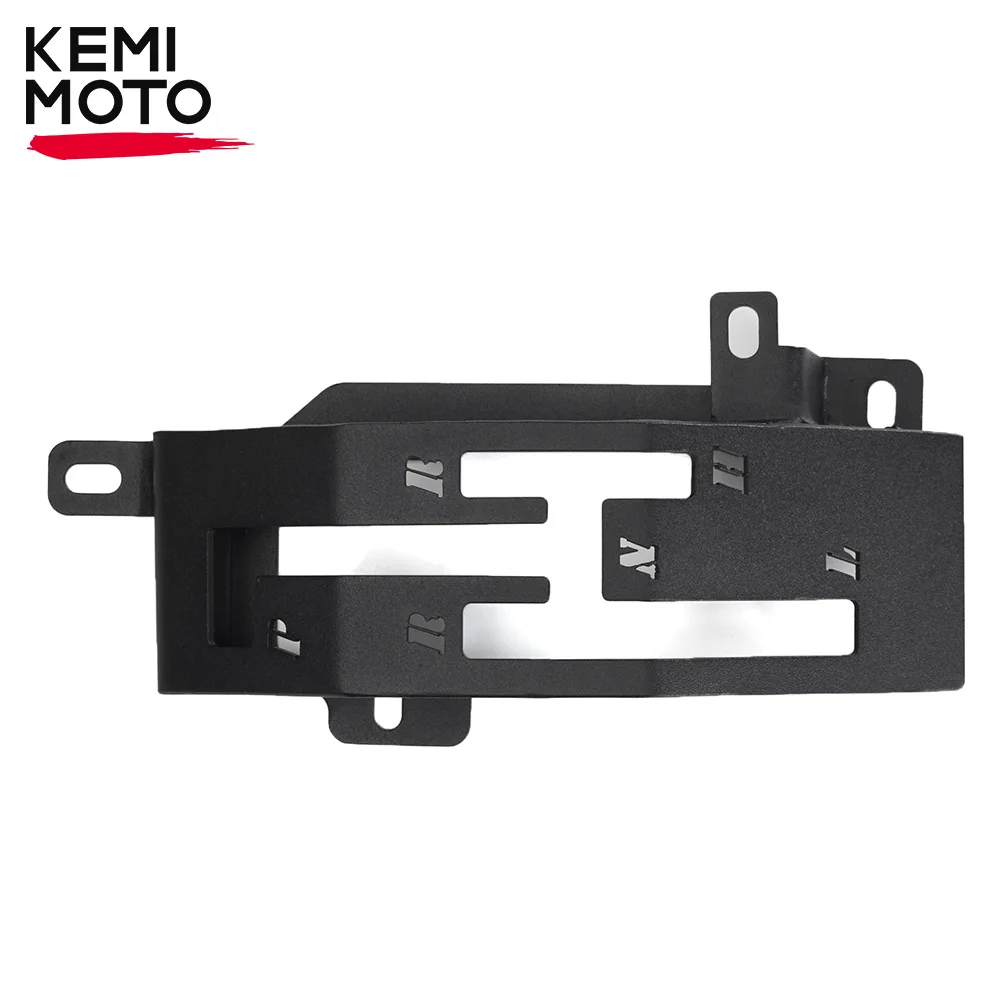 KEMIMOTO X3 UTV 3mm Iron Spray Black Gear Shift Gate for Can-am Maverick X3 Max XRS XDS Turbo RR 2017-2023