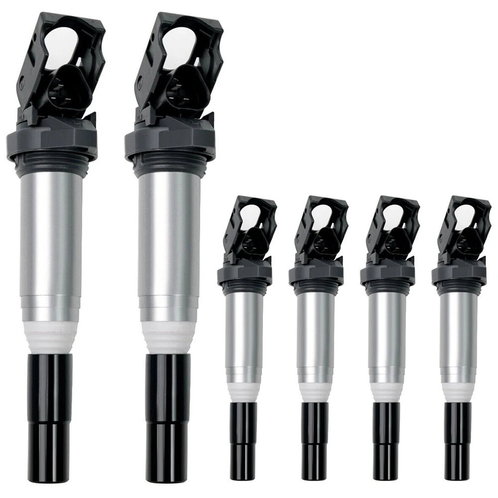 

6 Ignition Coil Pack For 2011 2012 2013 2014 2015 2016 BMW 335i 435i 535i 640i 740i GT xDrive 3.0L L6 Coil 12138616153, UF667