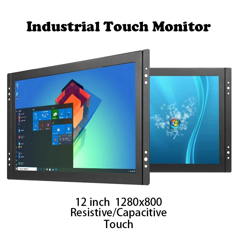 

Широкоформатный IP65 Водонепроницаемый 12-дюймовый 1280*800 ЖК-дисплей, металлический открытый корпус, емкостный резистивный сенсорный экран, ЖК-монитор