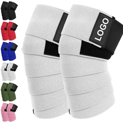 Knee Wraps for Squatting Knee Strap Bands for Crossfit Training Powerlifting Knee Support Deadlift Wraps Weightlifting