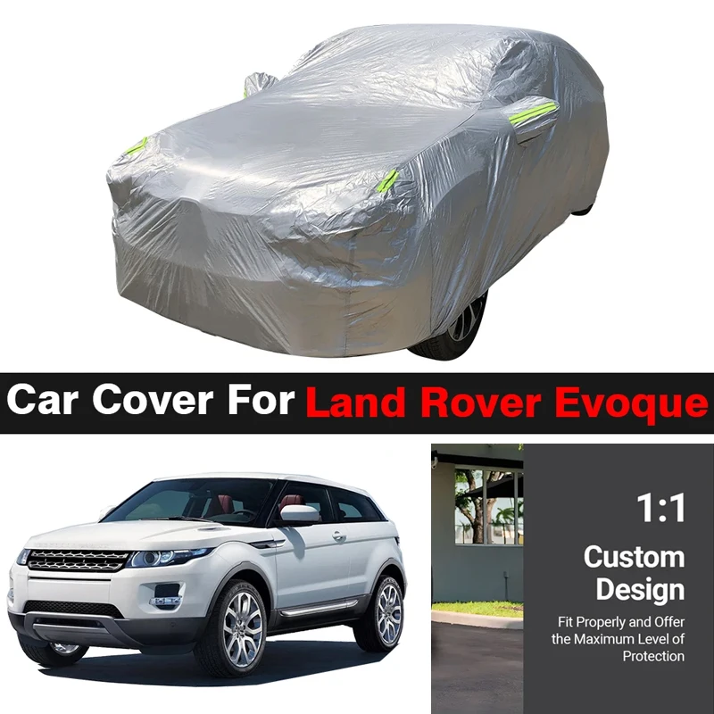 

Полный автомобильный чехол, солнцезащитный козырек, защита от УФ-лучей, дождя, снега, пыли, чехол для внедорожника, пылезащитный чехол для Land Rover Range Rover Evoque 2012-2022