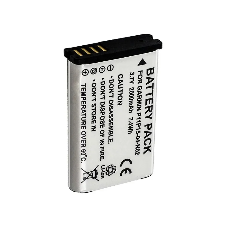 010-11654-03 Battery For GARMIN Atemos Monterra 680t 650t 610t 600t For Alpha Handheld GPS VIRB Action Camera 2000mAh