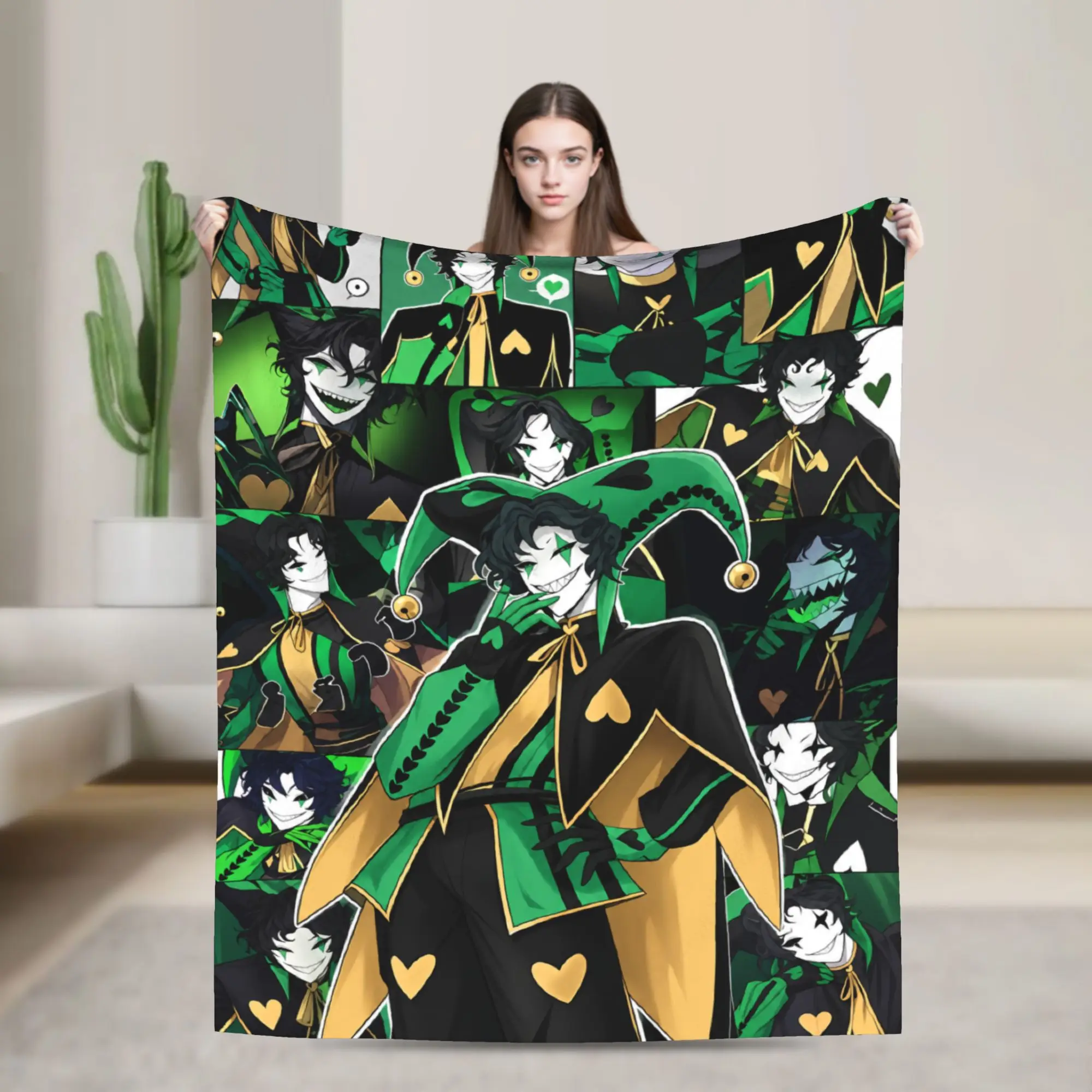 Super Warm Blanket Students Decorative Freak Circus Group Gathering Throw Blanket  Flannel Bedspread For Couch Bed Bed Cover