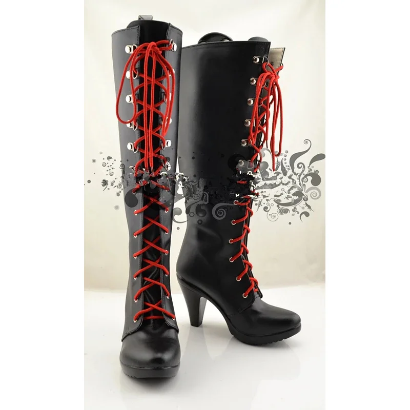 أحذية تنكرية من Junko Enoshima ، أحذية برباط عالية مصنوعة خصيصًا