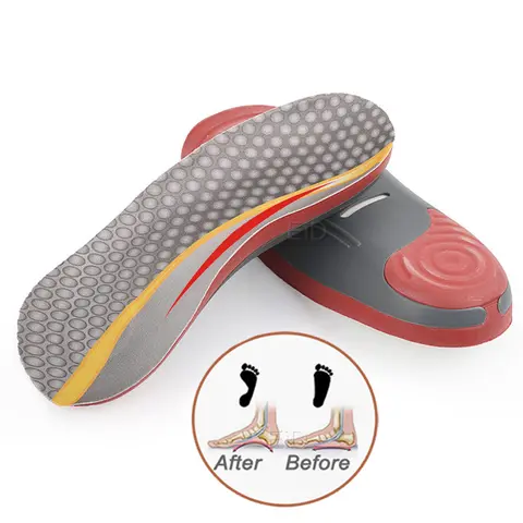 Orthopedic Insoles Running Arch Support Plantar Fascitis Half Insole Man And Woman For Sneakers insert ＆ Insoles Accessories