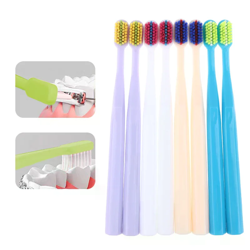 

1Pcs Orthodontic Toothbrushes Clean Orthodontic Braces Non Toxic Adult Dental Tooth Brush Soft Toothbrush