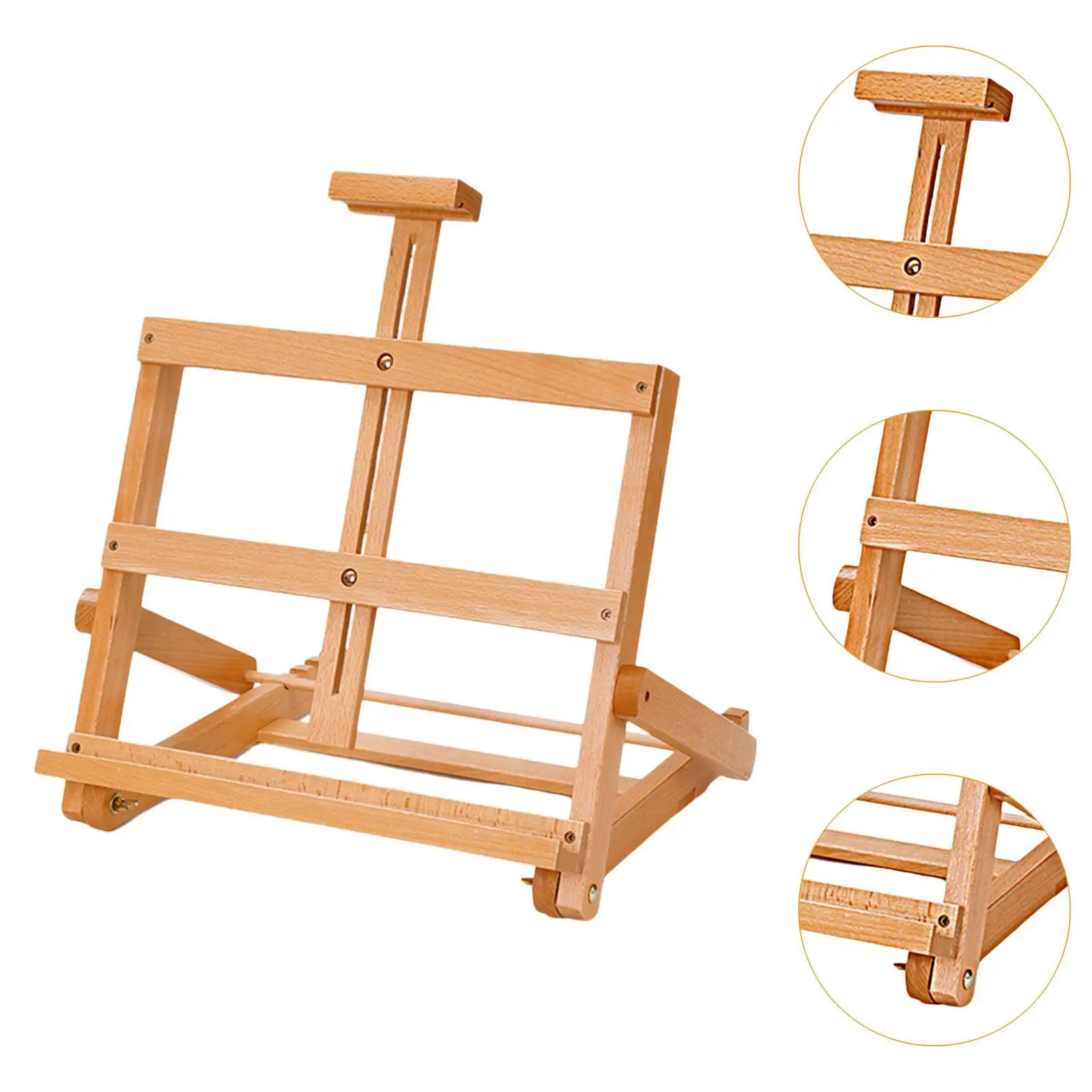 Tabletop Easel Stand Painting Easel Adjustable Angle Artist Holder