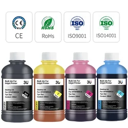 3U 250ml Bottle Universal Compatible Refill Dye Ink for Canon PG510 CL511 PG 540 545 445 CL 541Printer Inkjet Cartridge