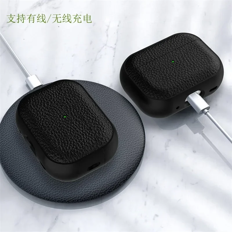 leather Silicone Earphone Cases For Airpods 3 2 1 Case Headphones Case Protective Case For Apple Airpods Pro 2 Airpods Covers