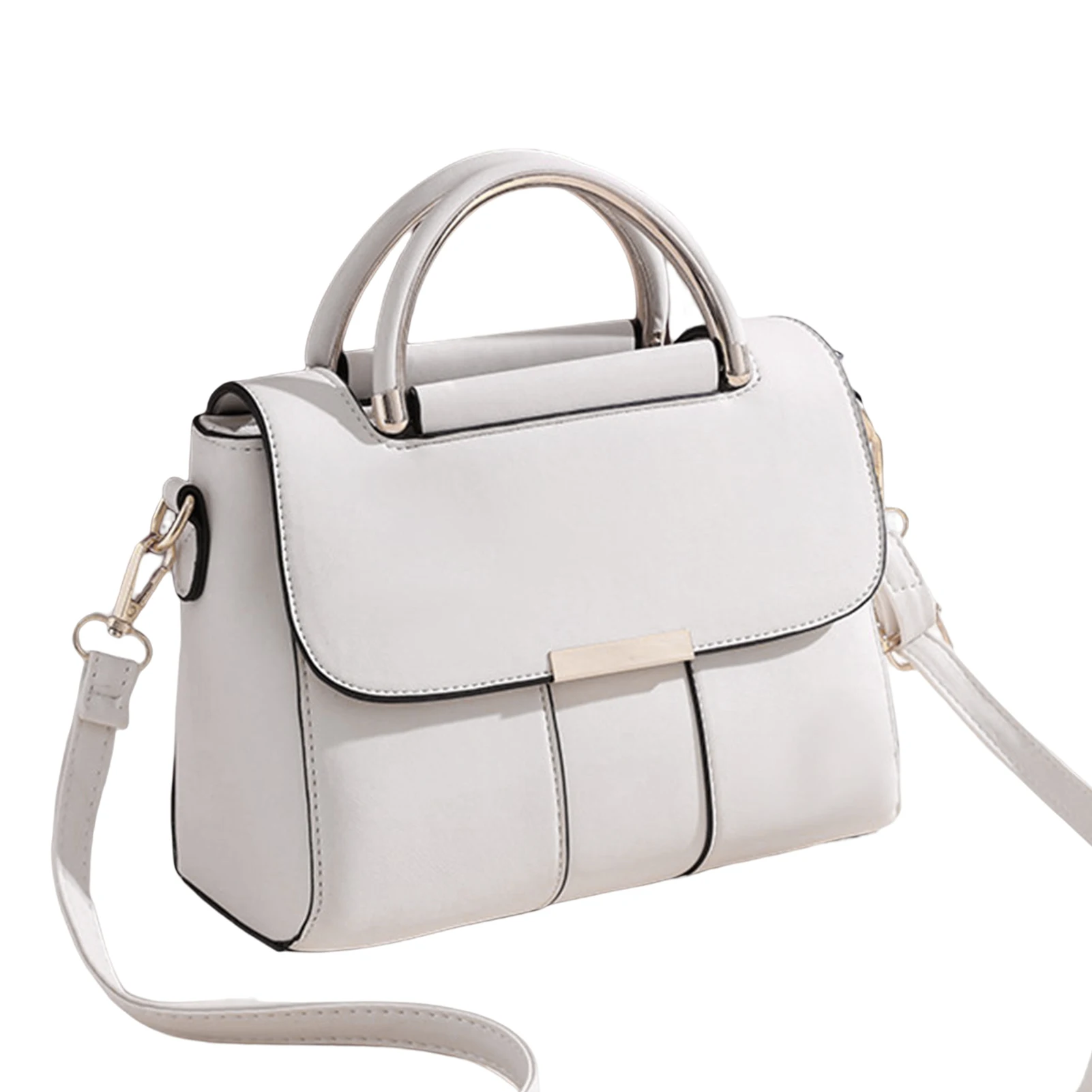 

Women's Messenger Bag Solid Color PU Leather Crossbody Bag for Birthday Valentine's Day Gift