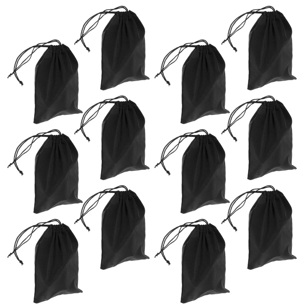 

12pcs Ski Goggles Bag Portable Eyewear Storage Pouch For Sunglasses Outdoor Microfiber Drawstring Holder Travel Goggles Case