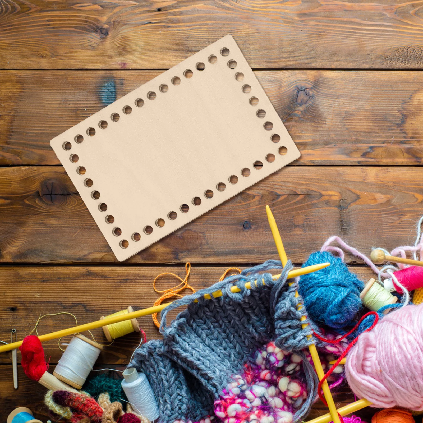 

3pcs Mini Embroidery Hoop Wooden Crochet Basket Bottom Diy Bag Base Circle Blank For Knitting Craft Weaving Supplies