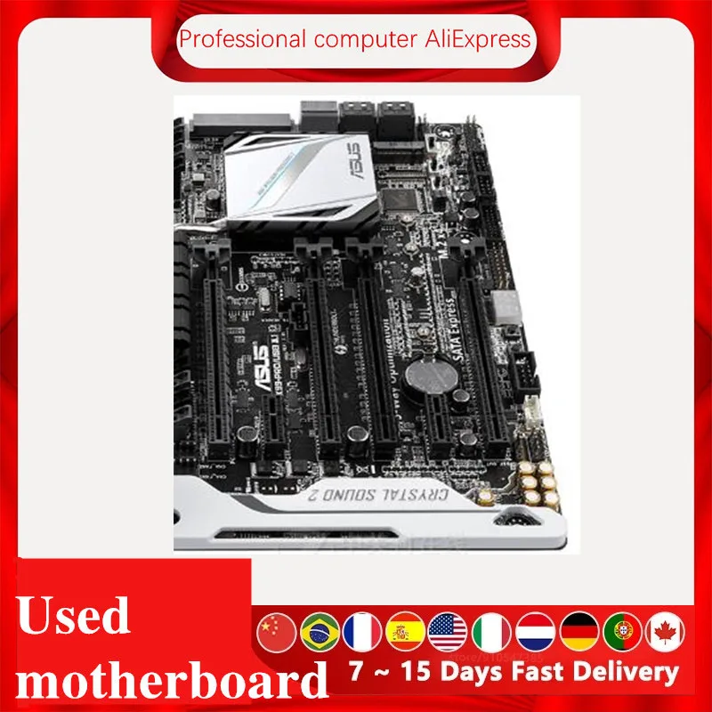 Imagem -06 - Placa-mãe de Mesa Original Usada para Asus X99-pro Usb 3.1 X99m Soquete 2011 Lga 2011 Core i7 Lga2011 v3 Ddr3