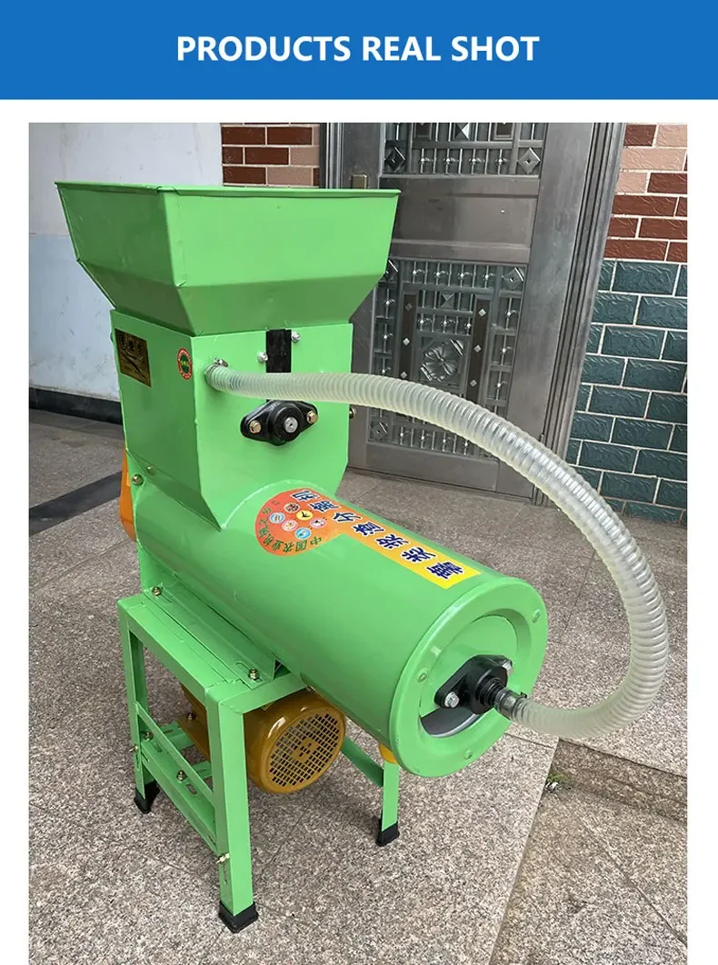 Stainless Steel Fruit Grinder Sweet Potato Apple Crusher Starch Grinding Machine Pulp Residue Separation Refiner With Motor