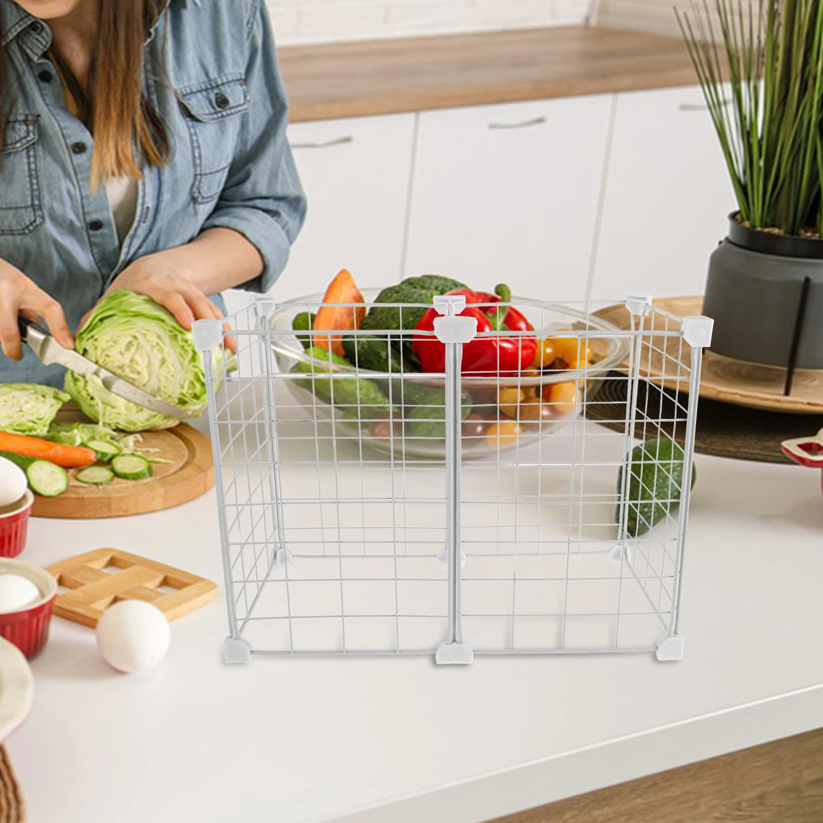 

Freezer Partition Bins Divider Deep Baskets Containers Inner Frame Organizer Chest Storage Universal Fit Efficient Isolation
