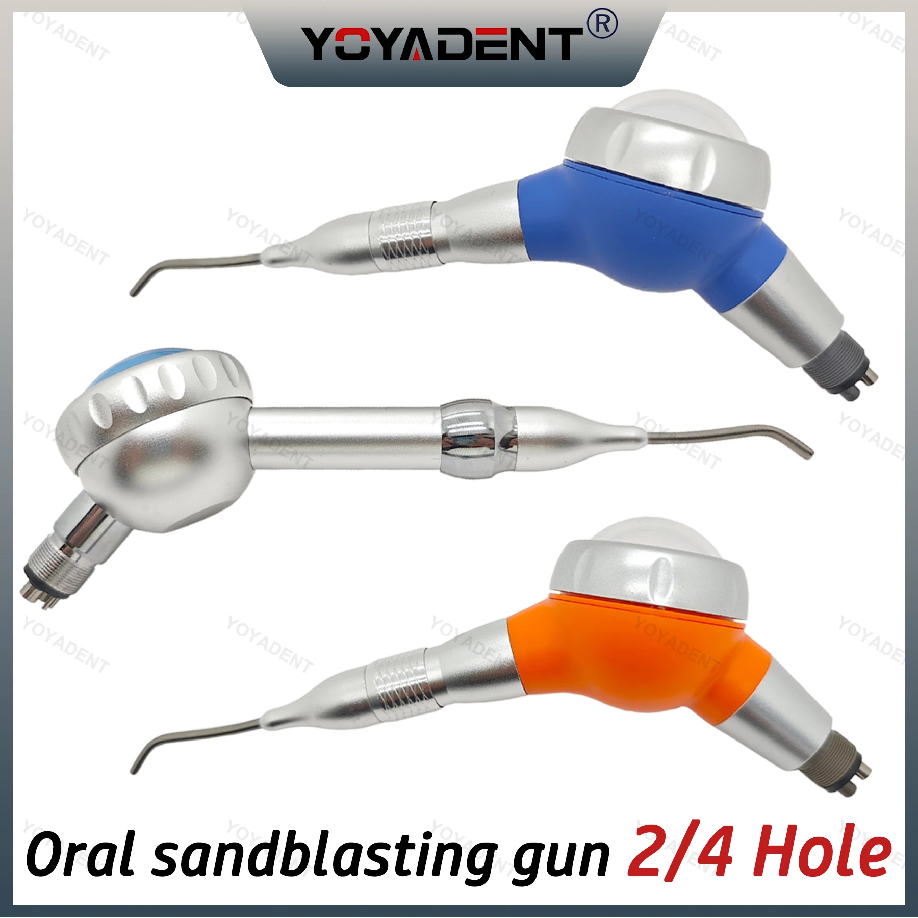 

Стоматологический пистолет для пескоструйной обработки полости рта, воздушный профилактический полировщик, отбеливание зубов и удаление пятен дыма, инструмент с 2/4 отверстиями, стоматологические материалы