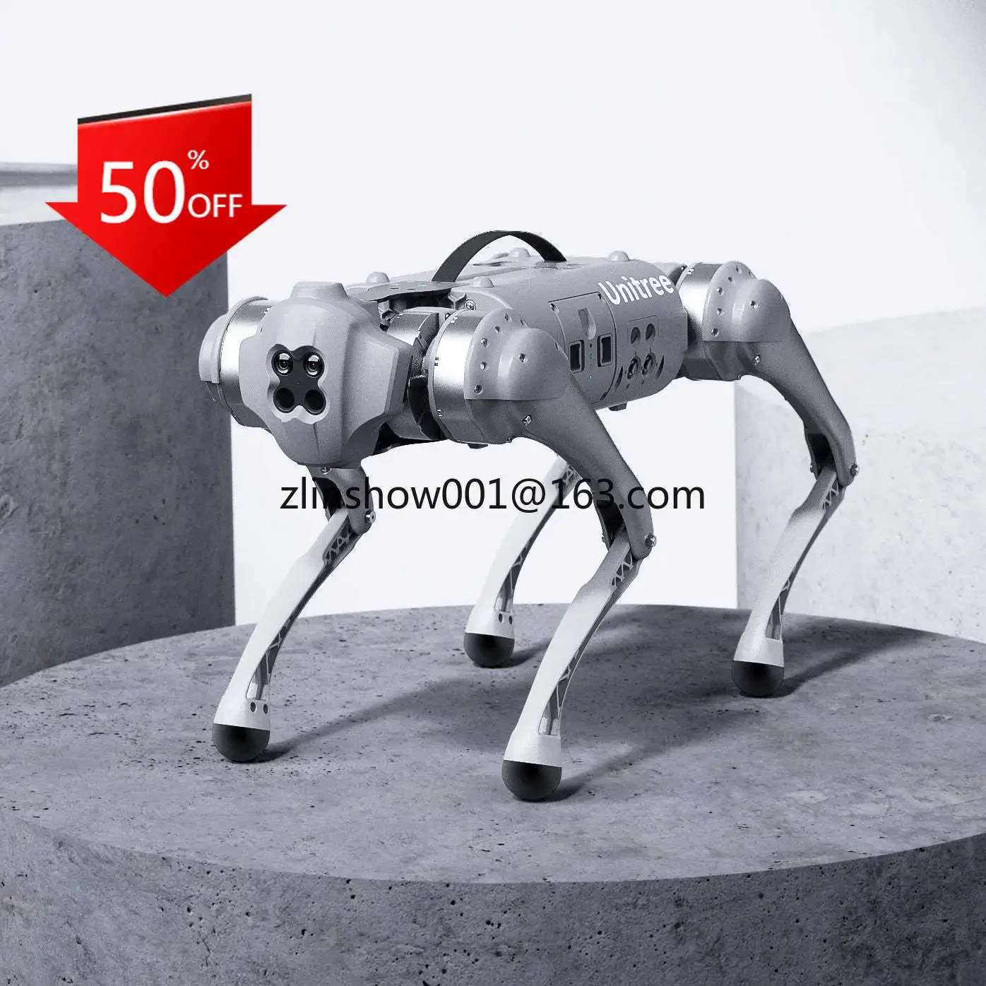 Unitree Intelligence Accompanied By Bionic Quadruped Robot Go1 Robot Dog Electronic Pet Dog Robotics