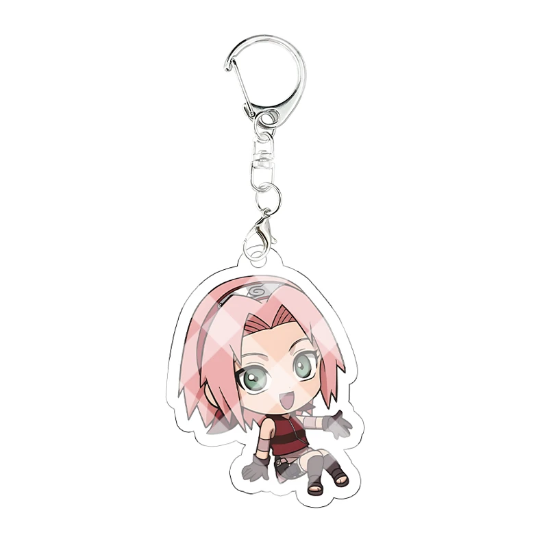 NARUTO Acrylic Keychain Shikamaru Nara Rock Lee Itachi Uchiha Creativity Hanging Ornaments Kawaii Cosplay Props Birthday Gift view 5