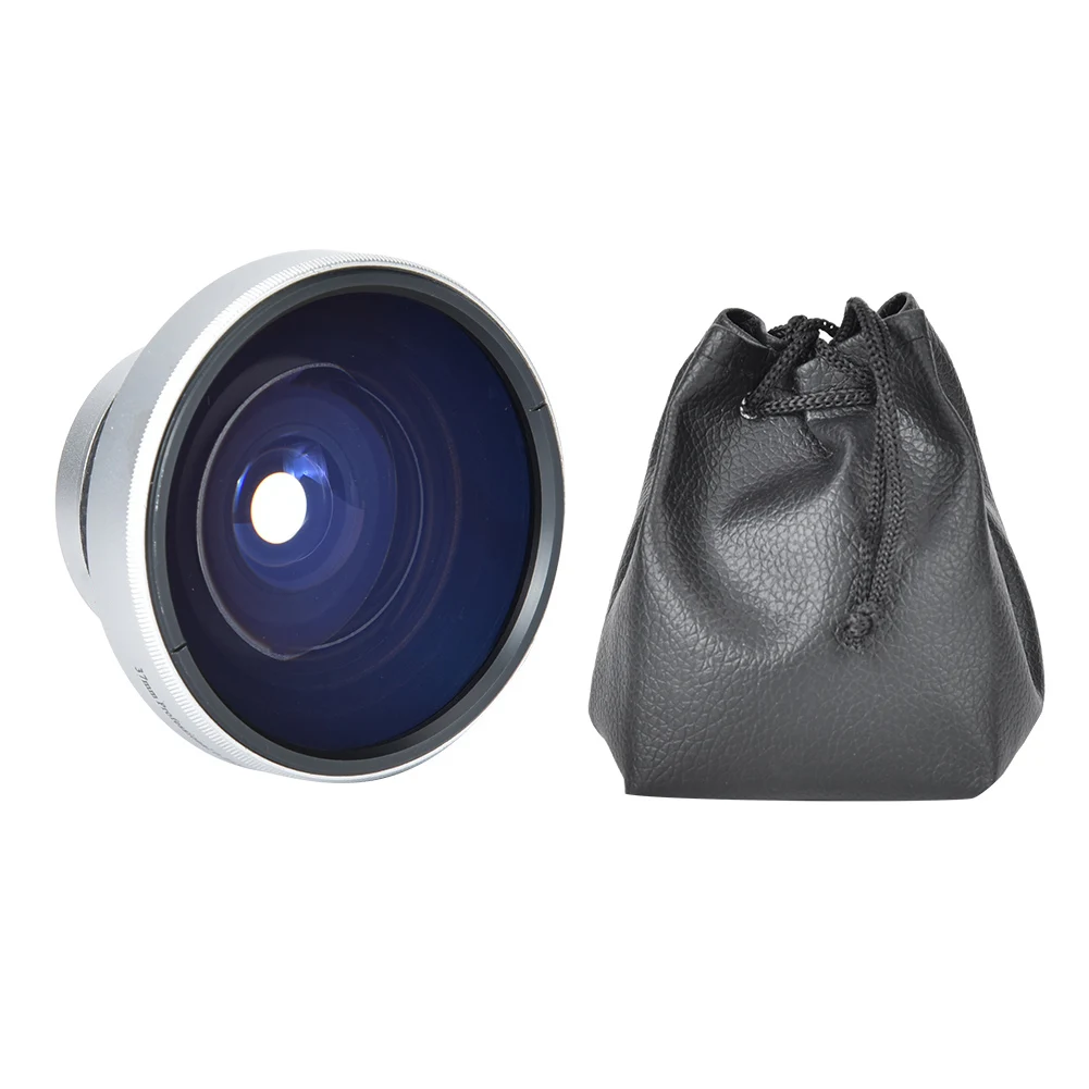 37mm 0,25X Super Fisheye Objektiv Kamera Fisheye Objektiv Starke Anwendbarkeit Silber Fisheye Objektiv für Kamera Zubehör Fotograf