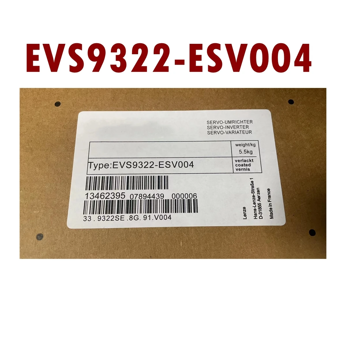 

NEW EVS9322-ESV004 In the warehouse ready for delivery