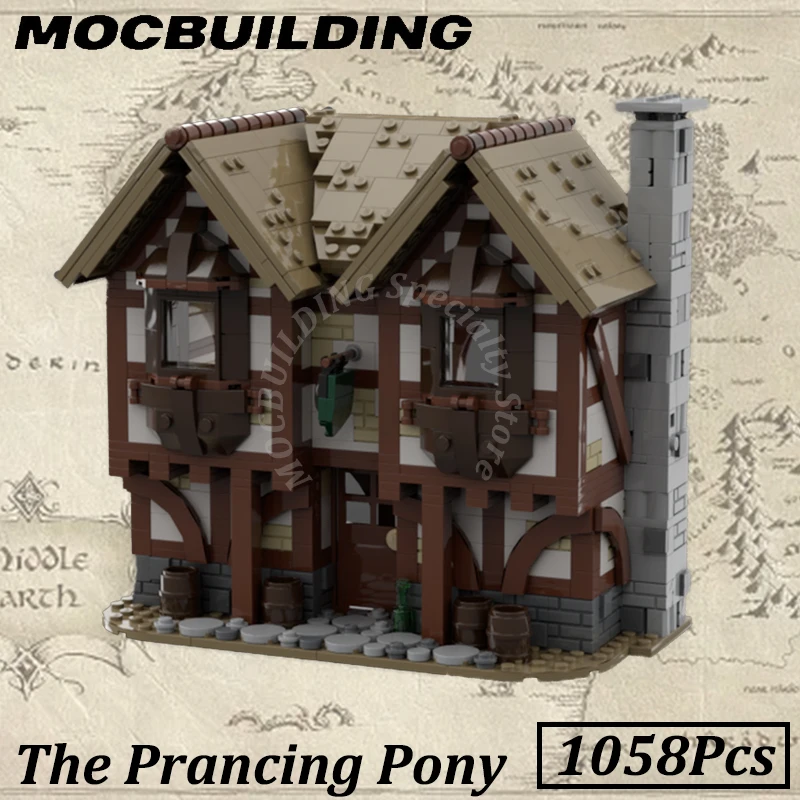 

The Prancing Pony Middle Earth Buildings Model Lord MOC Building Bricks Display Construction Toy Birthday Gift Christmas Present